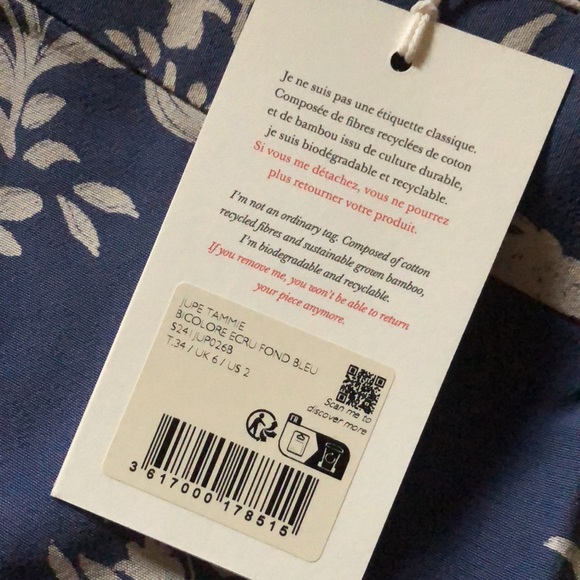 NWT Sezane tammie skirt size2 - Picture 7 of 8